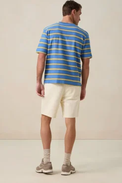 Blauw gestreept T-shirt