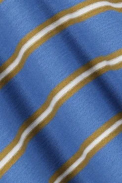 Blauw gestreept T-shirt