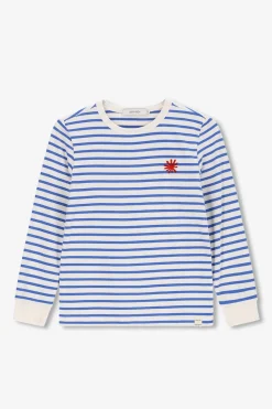 Blauw gestreepte longsleeve