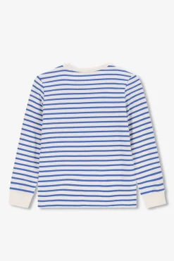 Blauw gestreepte longsleeve