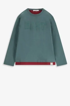 Blauw longsleeve t-shirt