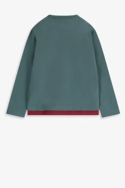 Blauw longsleeve t-shirt