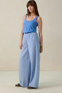 Blauw singlet