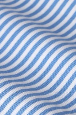 Blauw singlet met artwork