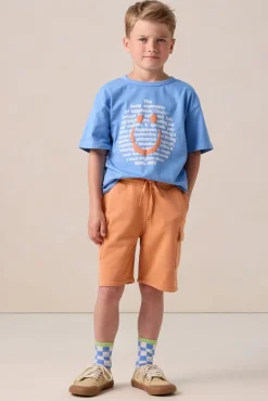 Blauw T-shirt met smiley