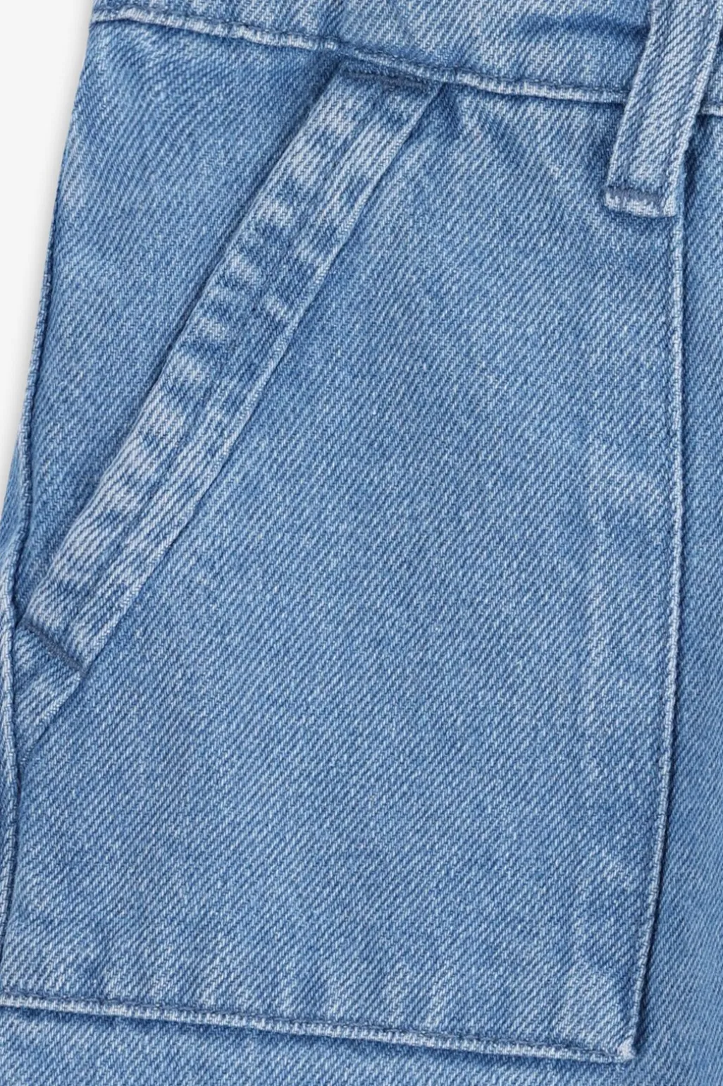 Blauwe cargo broek