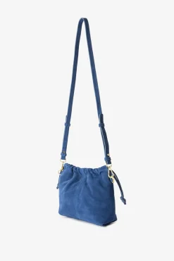 Blauwe crossbody pouch tas