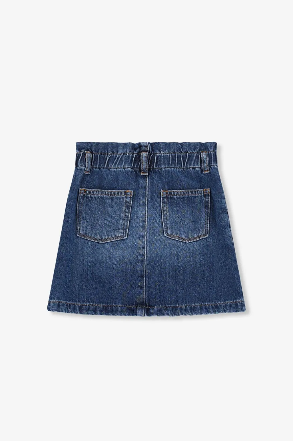 Blauwe denim rok