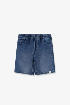 Blauwe denim short
