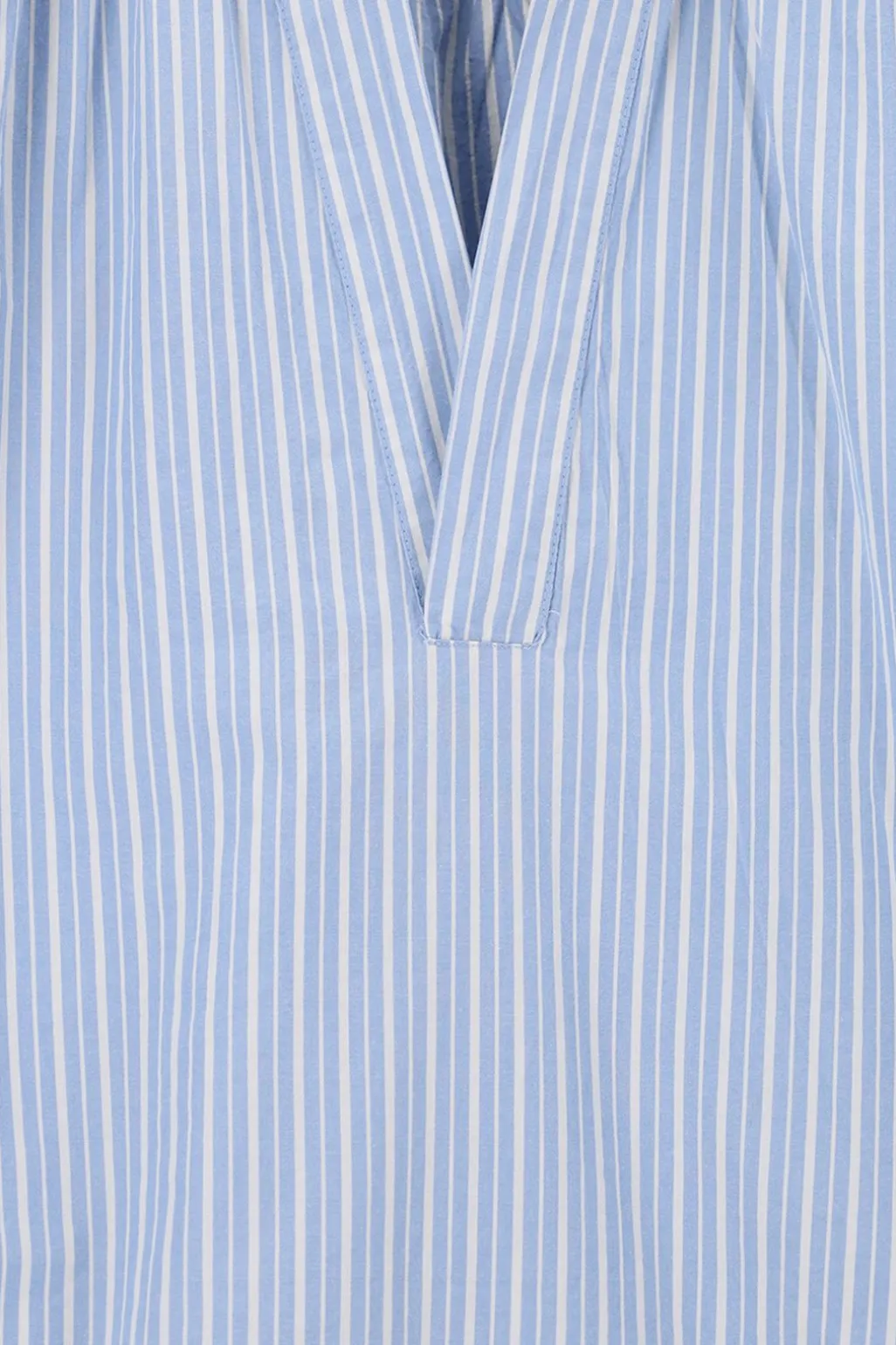 Blauwe gestreepte blouse