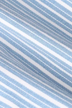 Blauwe gestreepte shorts