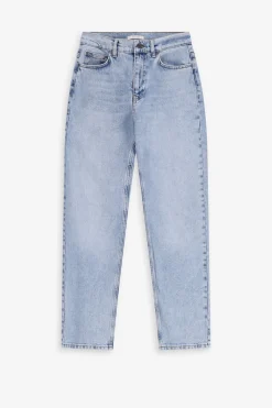 Blauwe high waist slim fit jeans