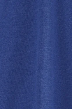 Blauwe sweater met lange mouwen
