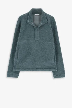 Blauwe teddy sweater