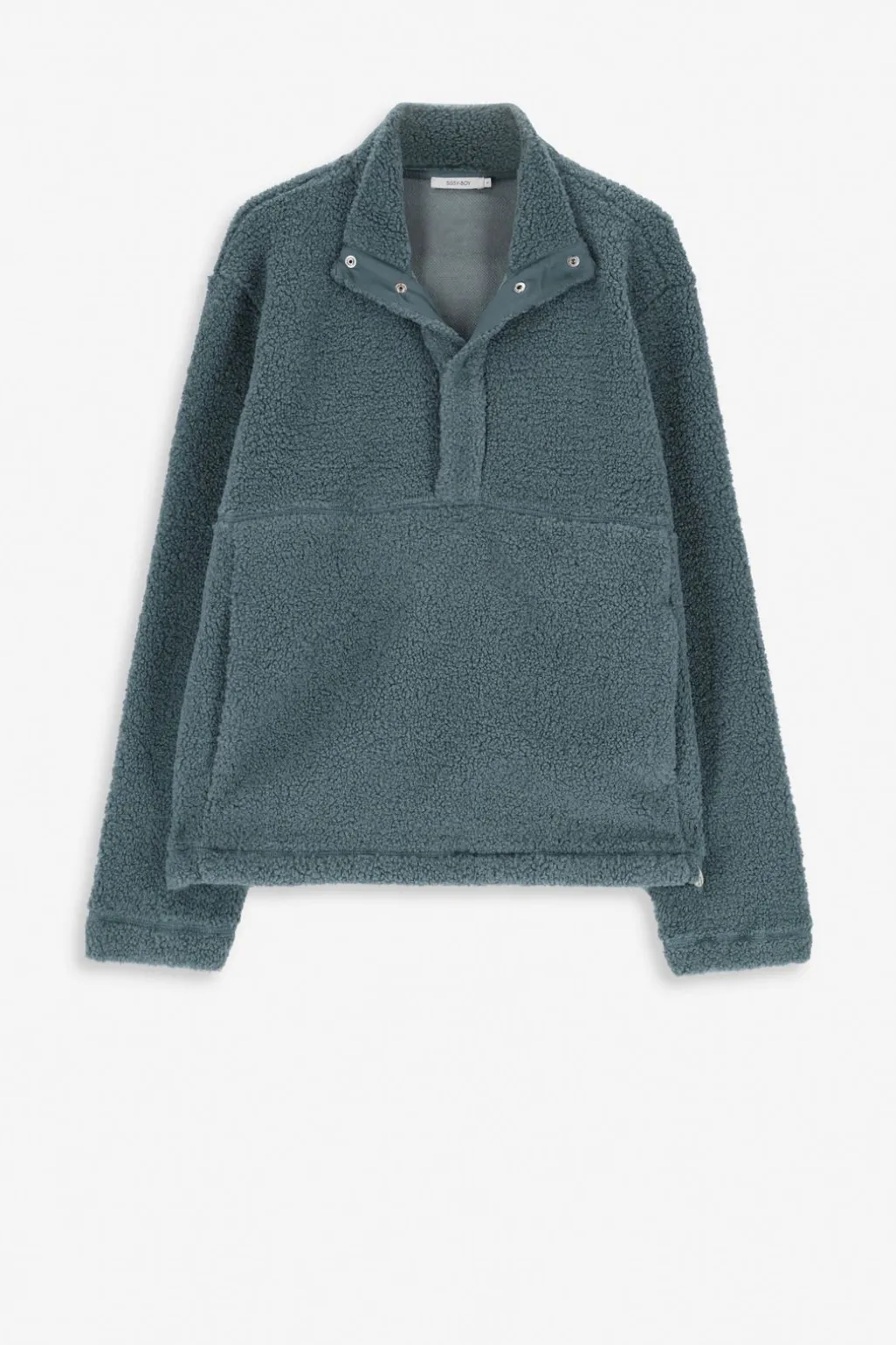 Blauwe teddy sweater