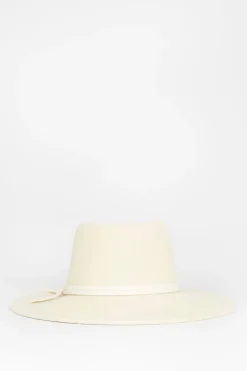 Brixton off-white vilten hoed