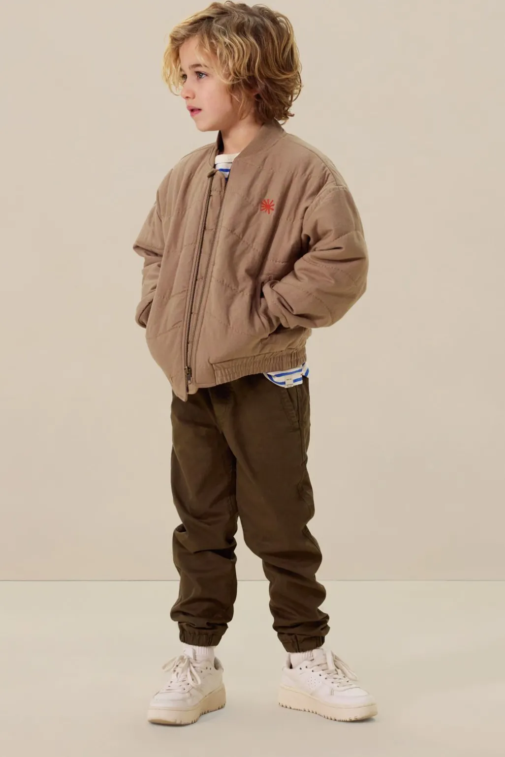 Bruin quilted bomber jack