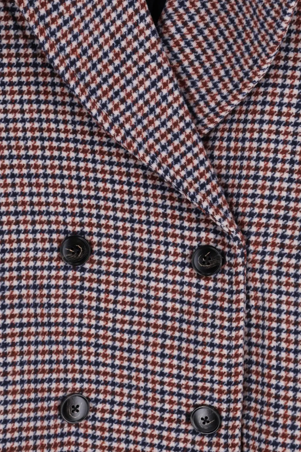 Bruine geruite trenchcoat