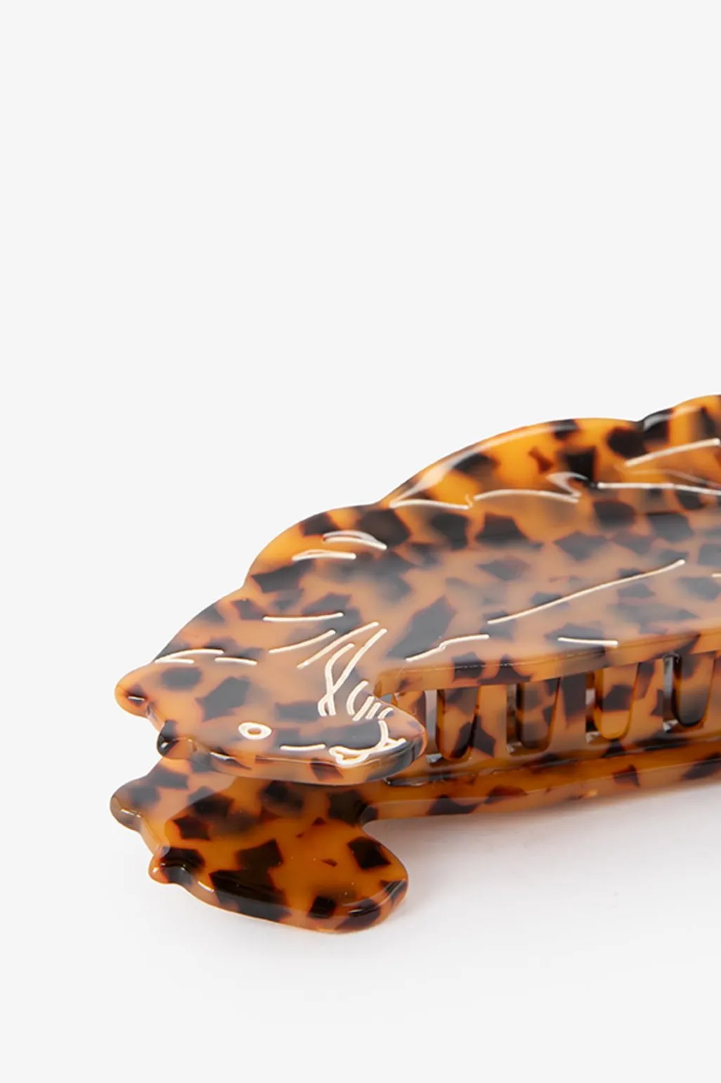 Bruine haarklem leopard