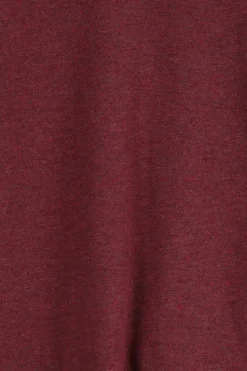 Bruine jersey top met turtle neck