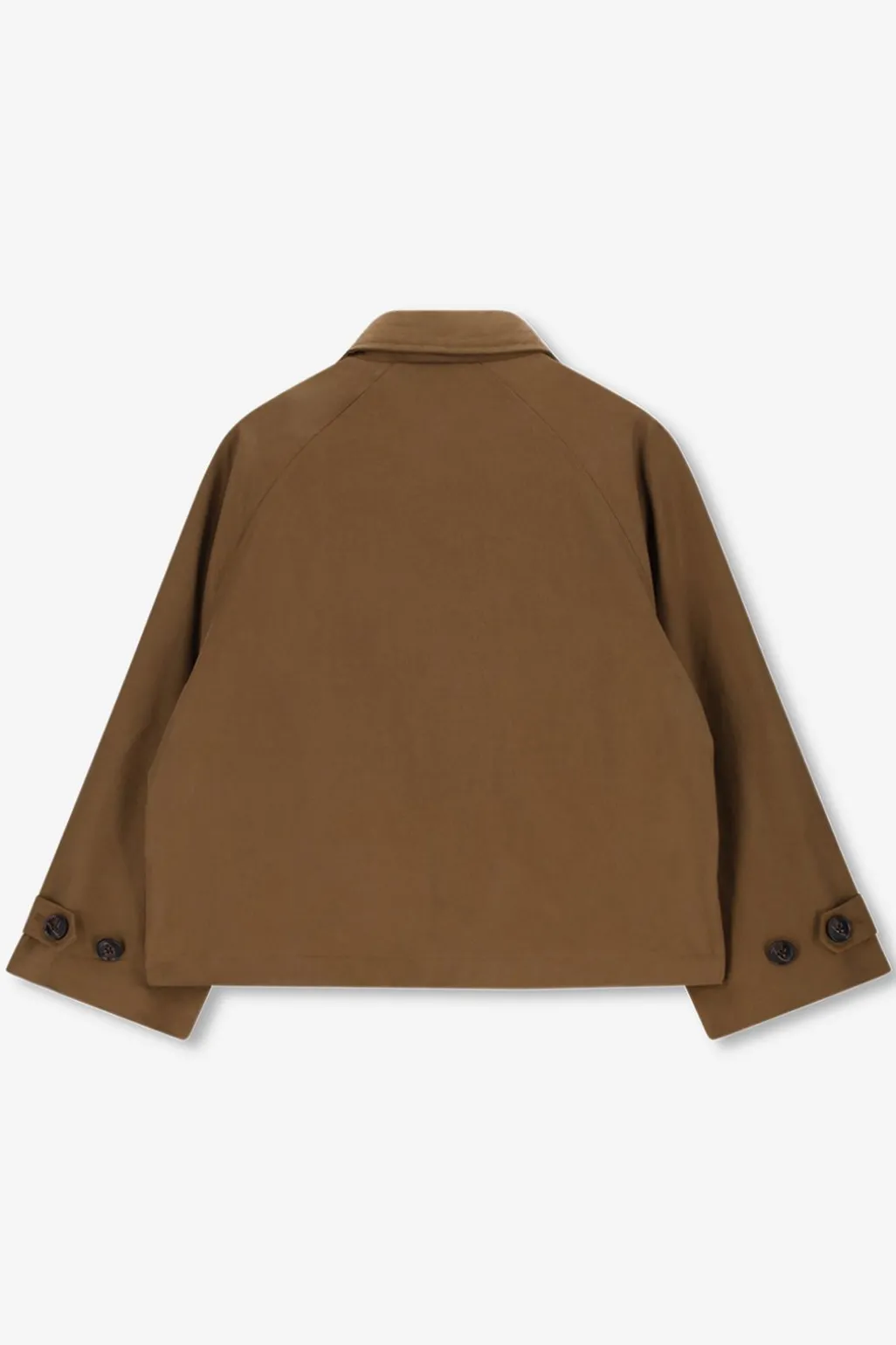 Bruine korte trenchcoat