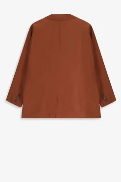 Bruine oversized blazer