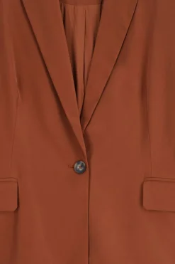Bruine oversized blazer