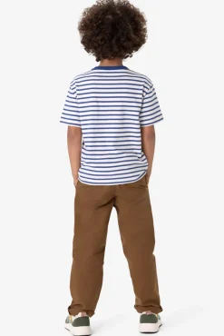 Bruine pull on broek met aantrekkoorden