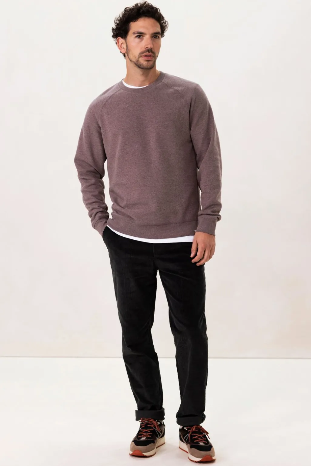 Bruine raglan sweater