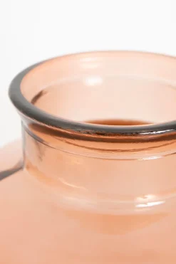 Bruine vaas van gerecycled glas garcia