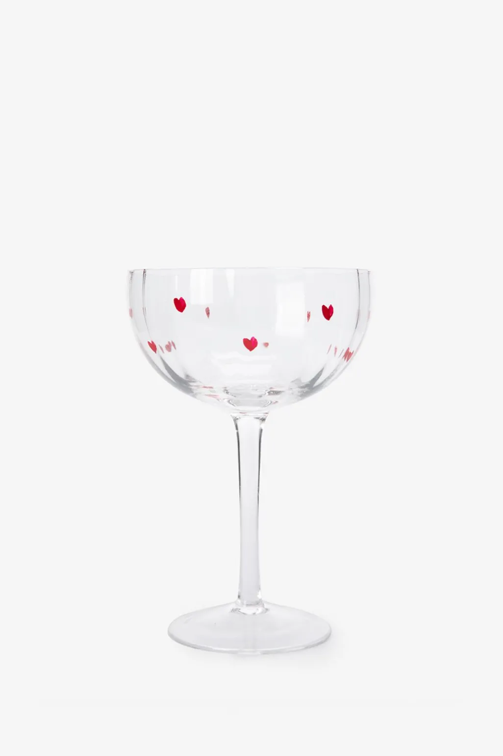 Champagneglazen met hartjes