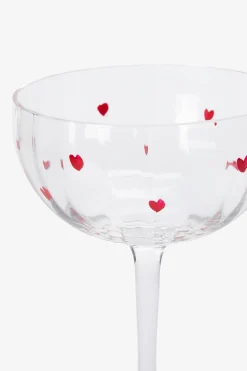 Champagneglazen met hartjes