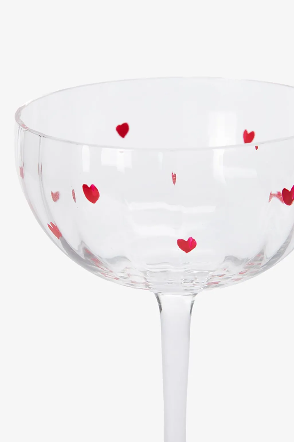 Champagneglazen met hartjes
