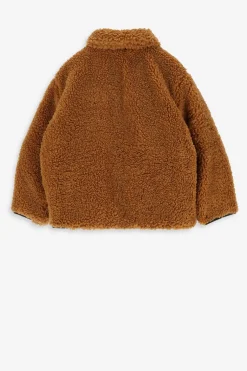 Colourblock reversible teddy jack