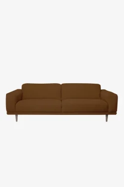 Dame bank 3-zits cognac