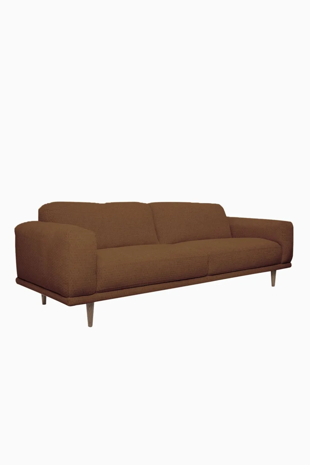 Dame bank 3-zits cognac