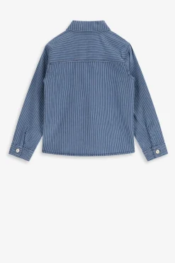 Denim gestreept overhemd