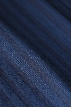 Donkerblauw gestreepte short