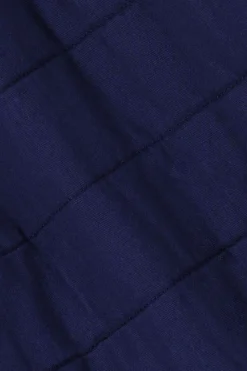 Donkerblauw quilted gilet