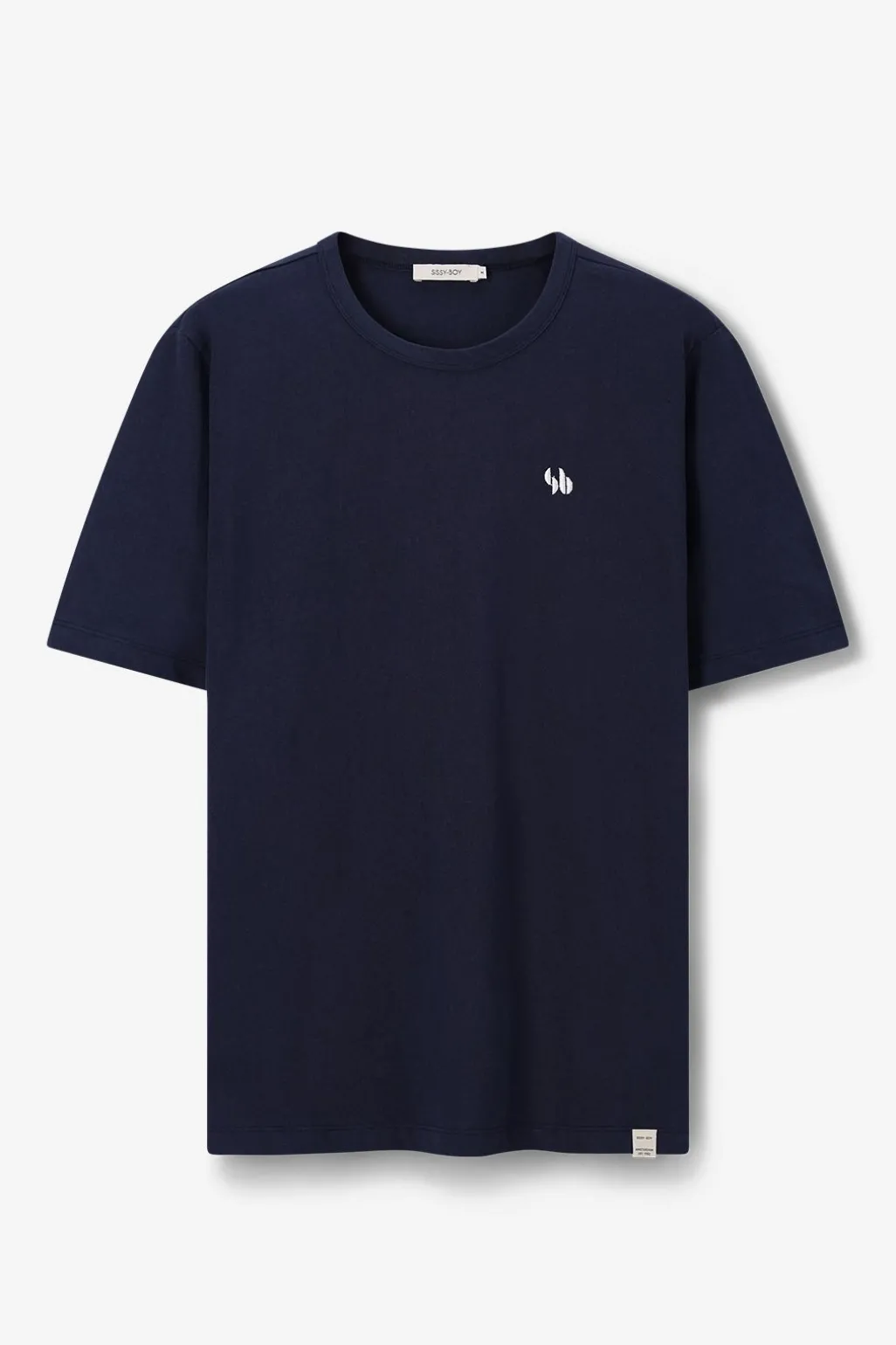 Donkerblauw T-shirt met logo
