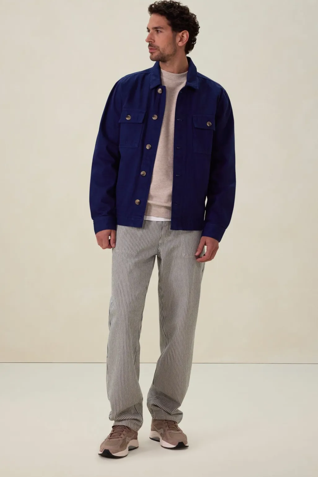 Donkerblauw worker jack