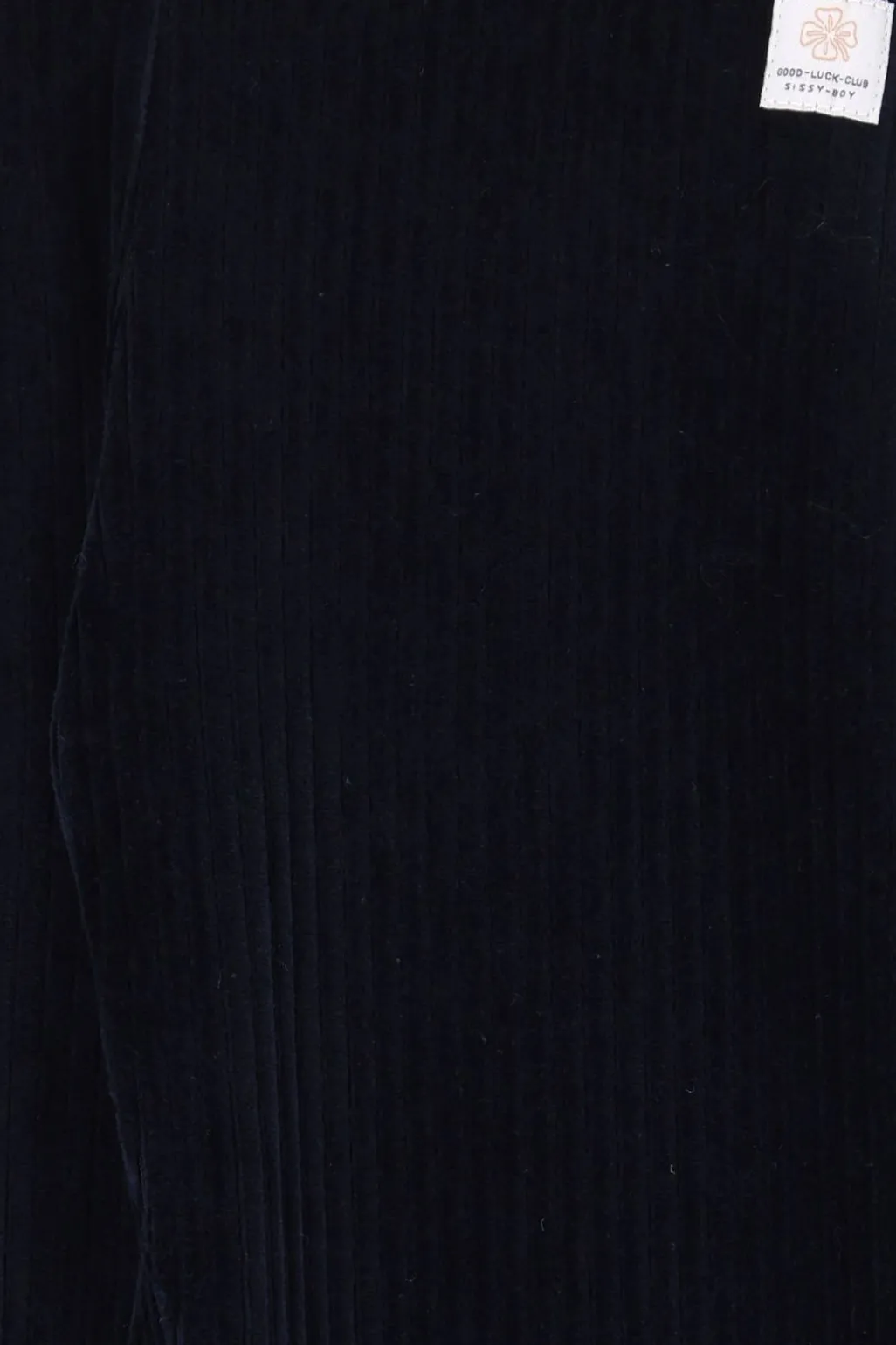 Donkerblauwe flared legging