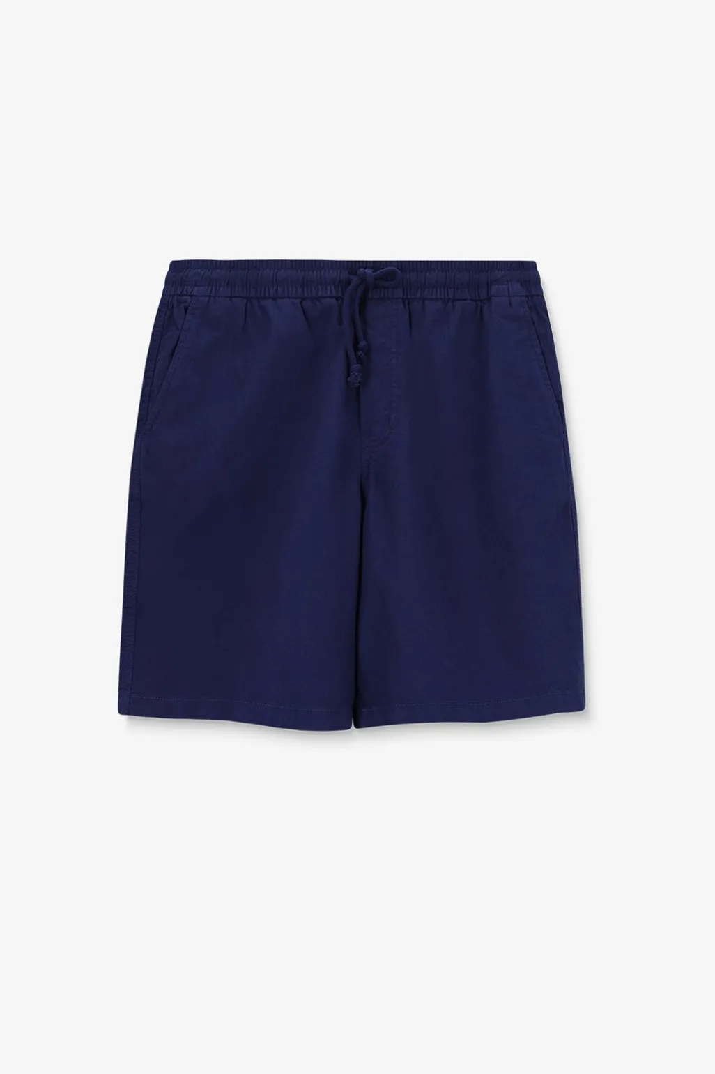 Donkerblauwe linnen short
