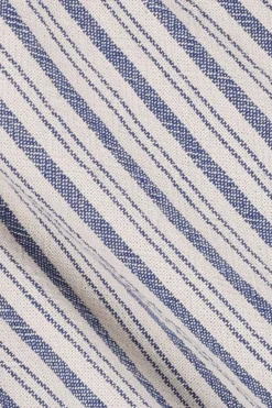 Donkerblauwe short met strepen