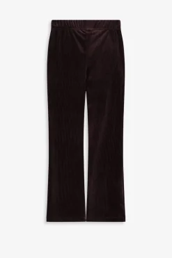 Donkerbruine flared legging