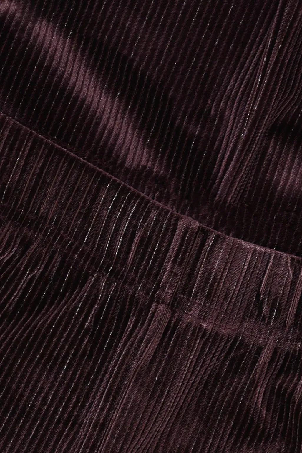 Donkerbruine flared legging