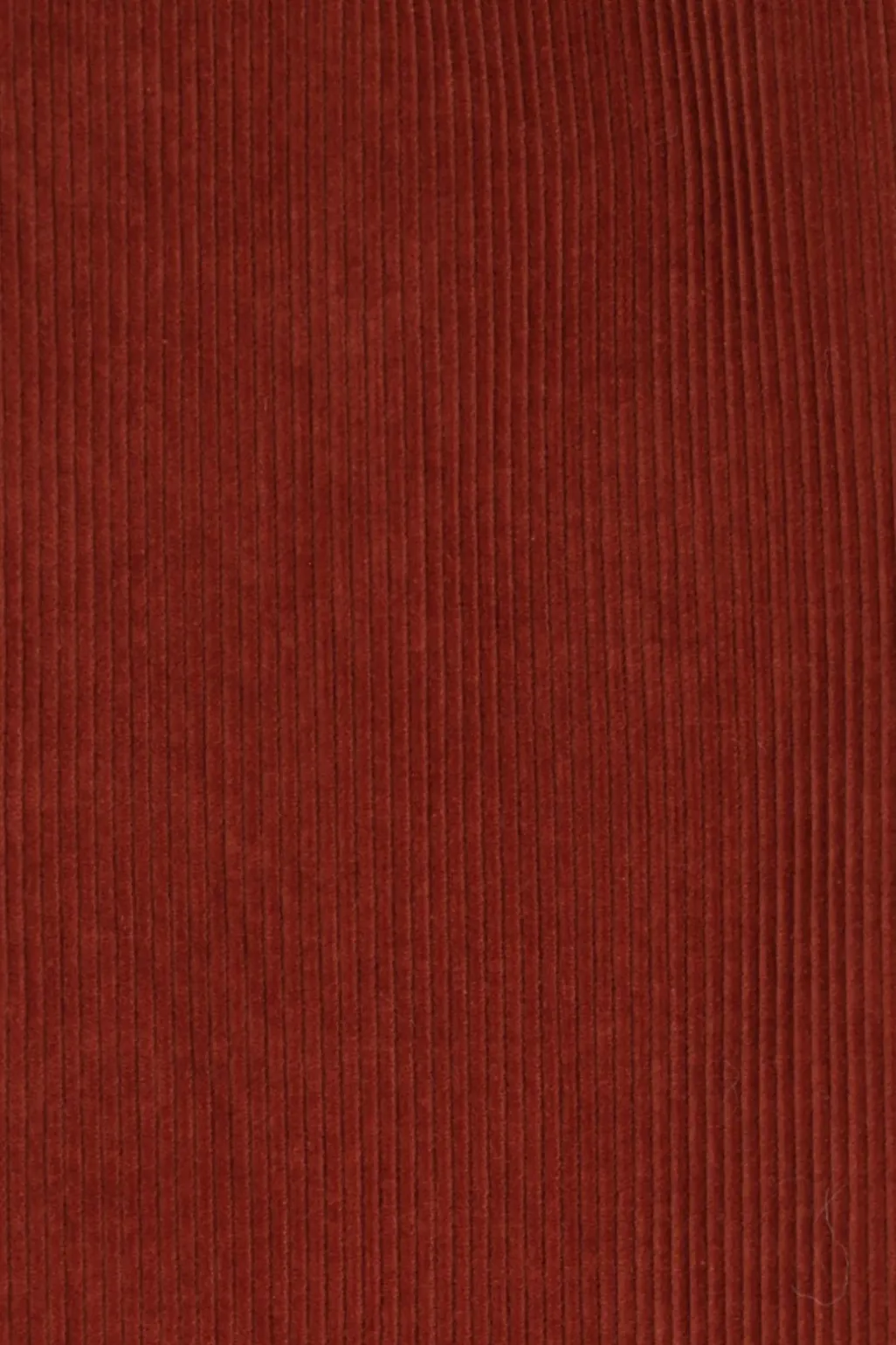 Donkerbruine mid waist wide leg corduroy broek