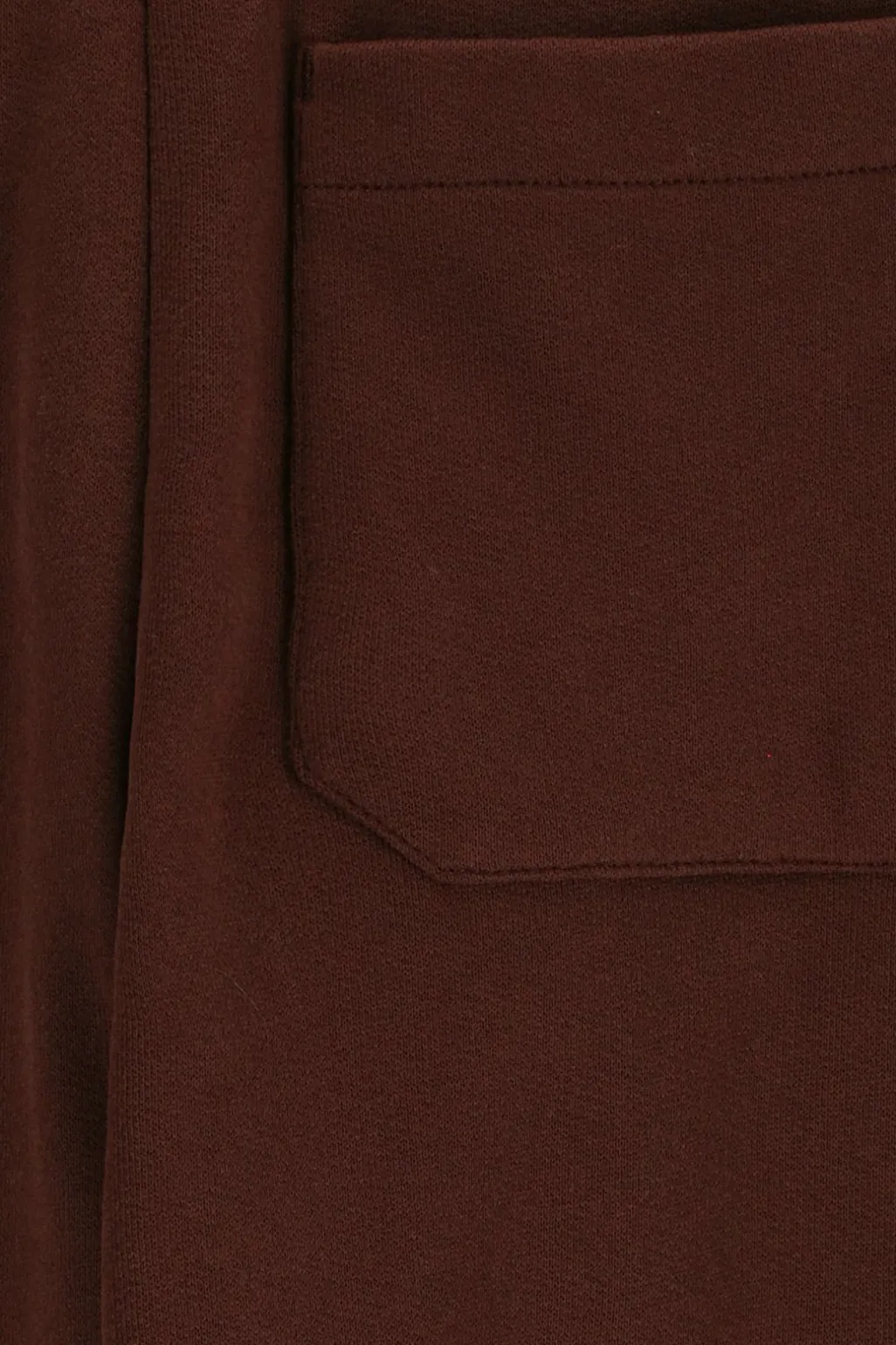 Donkerbruine sweatpants met embroidery