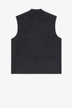 Donkergrijze bodywarmer
