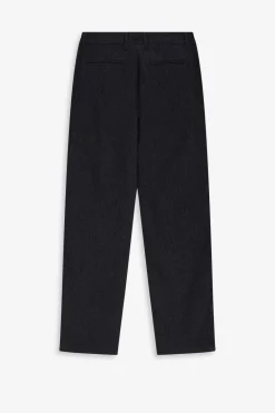 Donkergrijze mid-rise chino